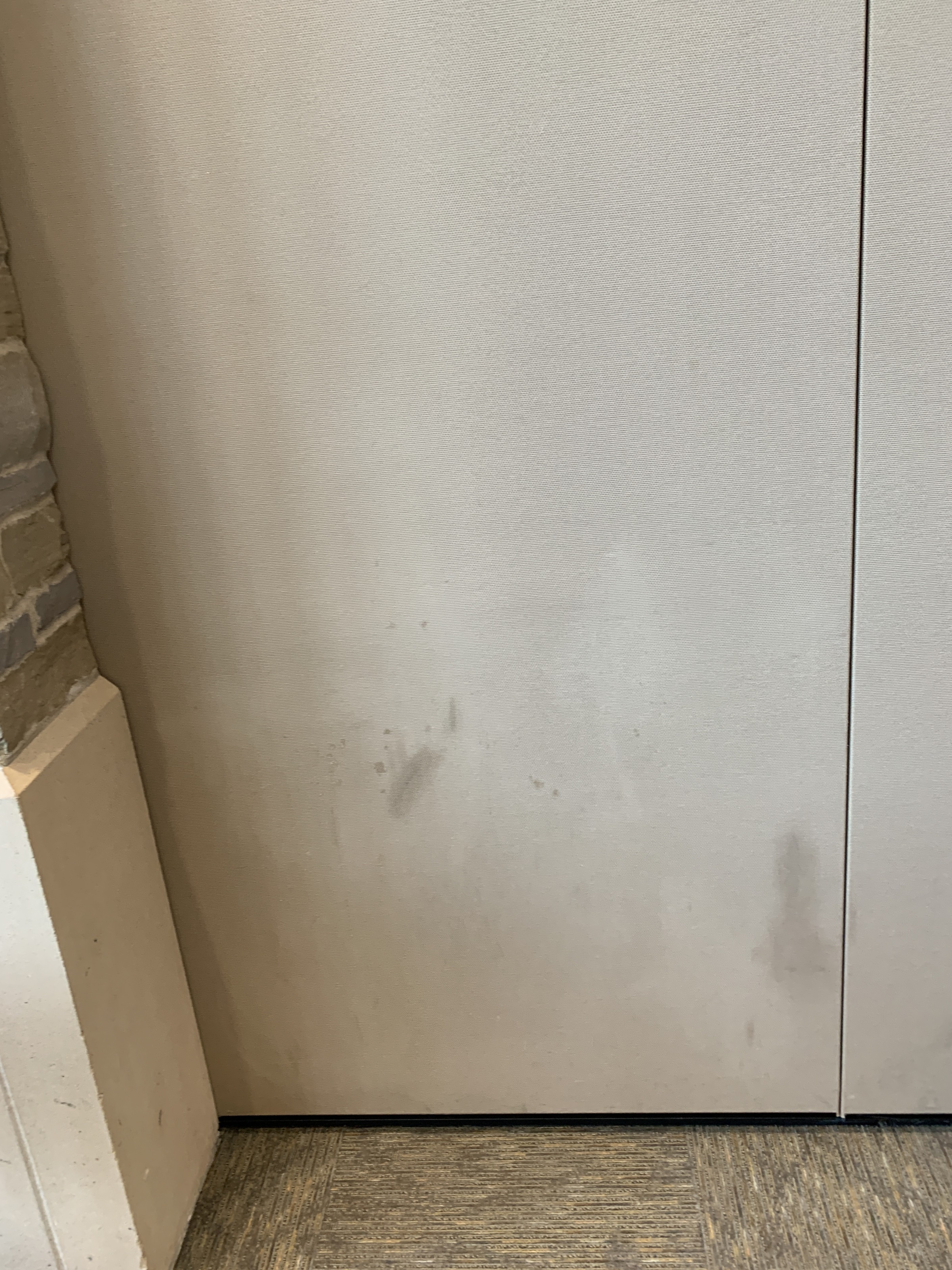 Before – Cubicle & Wall Panel Cleaning