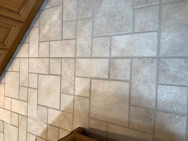 Tile and grout cleaning result