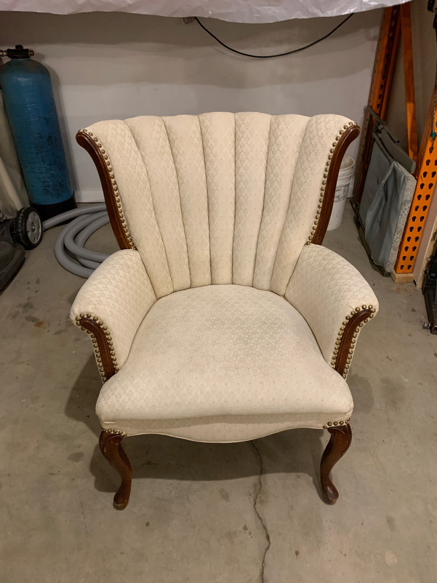 Upholstery cleaning result